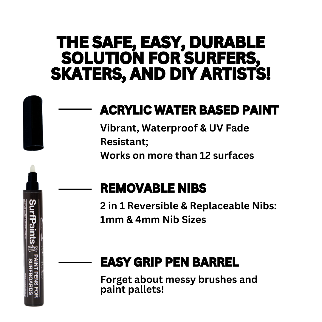 MTN Waterbased Acrylic surfboard Safe Spraypaints /Sanded Australia