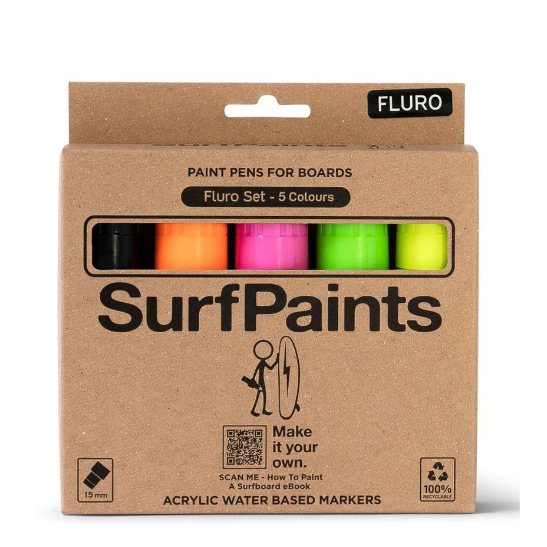 Fluro Acrylic Paint Pens - Size 15mm Square Nibs