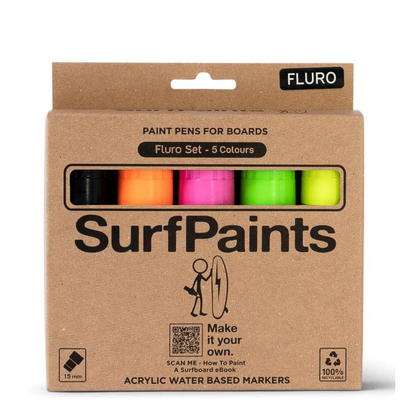 Fluro Acrylic Paint Pens - Size 15mm Square Nibs